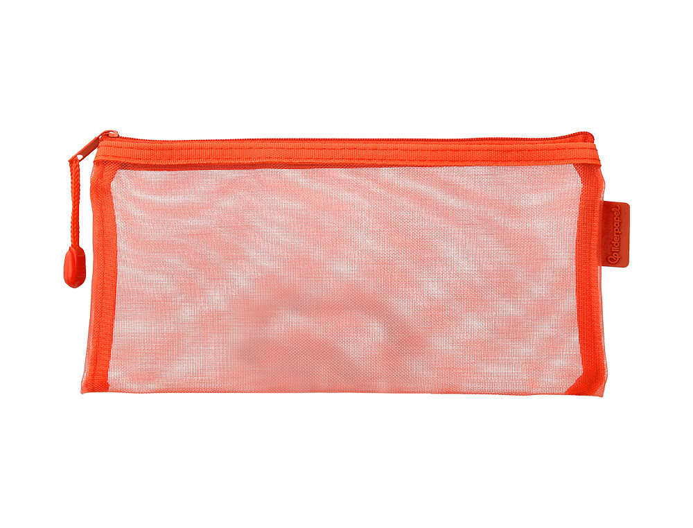 POCHETTE ZIP LIDERPAPEL MULTIUSAGE FORMAT TICKET      230X115MM FERMETURE ECLAIR    POLYESTER TRANSPIRABLE