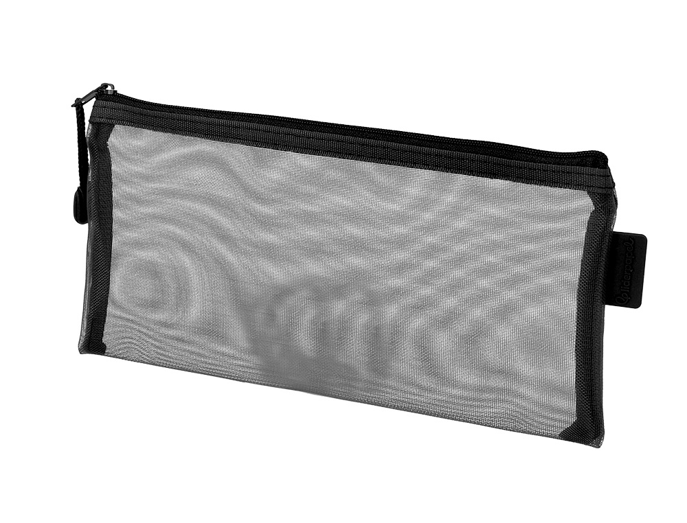 POCHETTE ZIP LIDERPAPEL MULTIUSAGE FORMAT TICKET      230X115MM FERMETURE ECLAIR    POLYESTER TRANSPIRABLE
