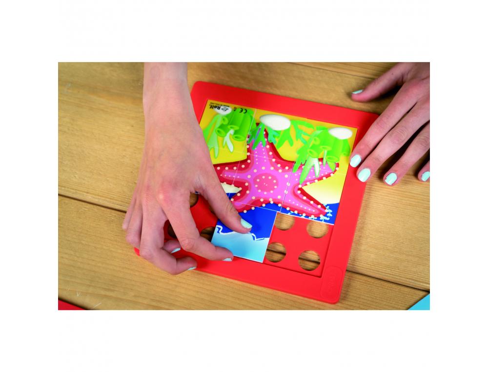 PUZZLES SOUPLES AVEC CADRE ROLF LES ANIMAUX MARINS 6     PUZZLES DE 9 PIECES