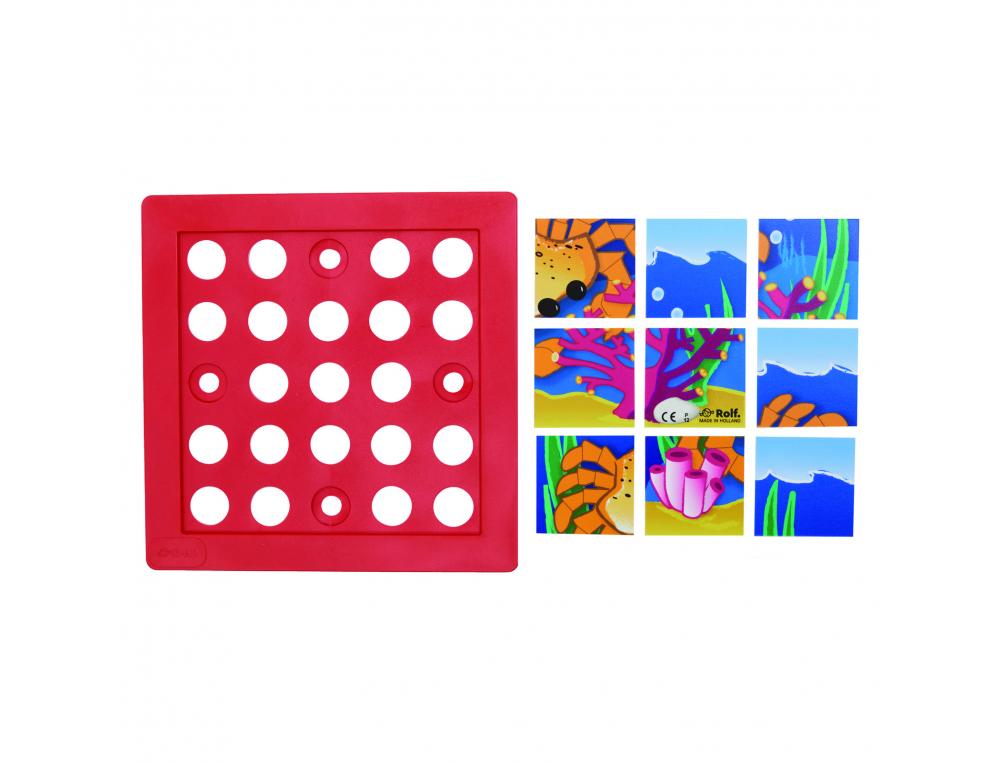 PUZZLES SOUPLES AVEC CADRE ROLF LES ANIMAUX MARINS 6     PUZZLES DE 9 PIECES