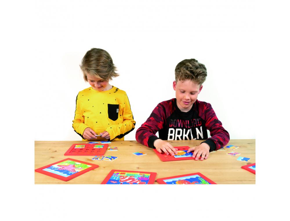 PUZZLES SOUPLES AVEC CADRE ROLF LES ANIMAUX MARINS 6     PUZZLES DE 9 PIECES