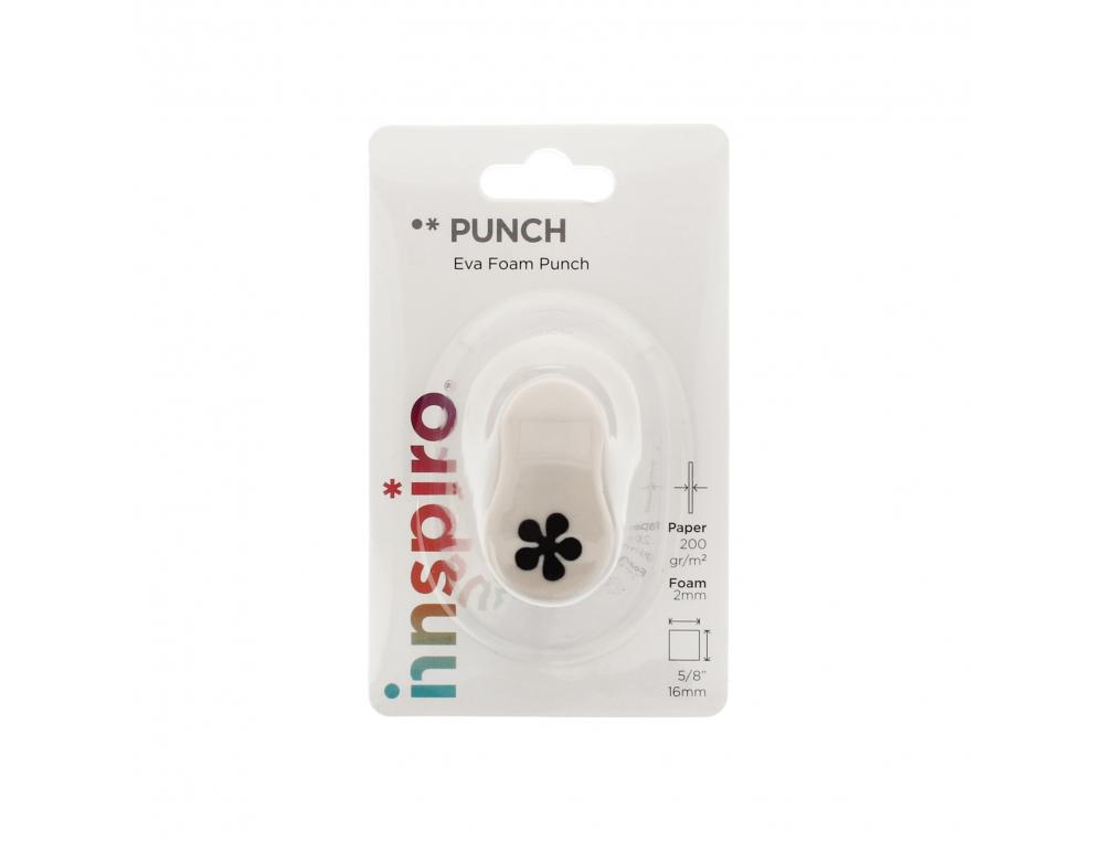 PERFORATEUR MINI INNSPIRO FLEUR PERFORE FEUTRINE MOUSSE CAOUTCHOUC 2MM MAX PAPIER     120/200G BRISTOL DECOUPE 15 A