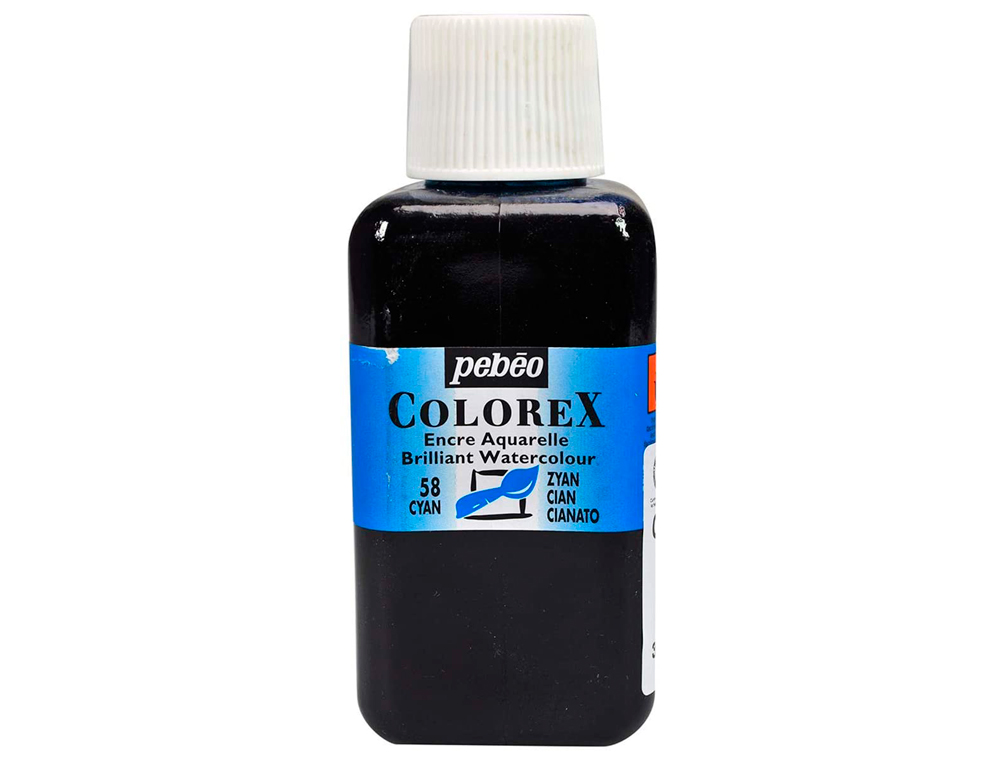 ENCRE PBO COLOREX FORTE CONCENTRATION VIVACIT COULEUR CYAN FLACON 250ML