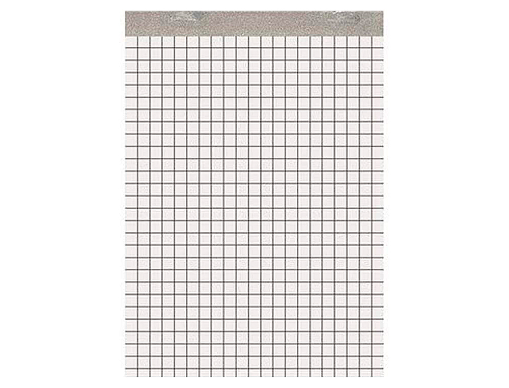 BLOC CONQUERANT SEPT SANS COUVERTURE AGRAFÉ EN TÊTE A4 210X297MM 80FEUILLES 60G RÉGLURE 5X5MM