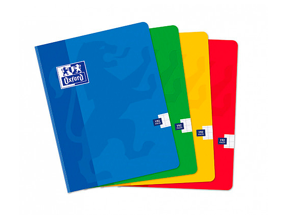 CAHIER OXFORD BROCHURE SOUPLE OPTIK PAPER COUVERTURE PELLICULÉE LAVABLE A5+ 17X22CM 192 PAGES 90G SÉYÈS