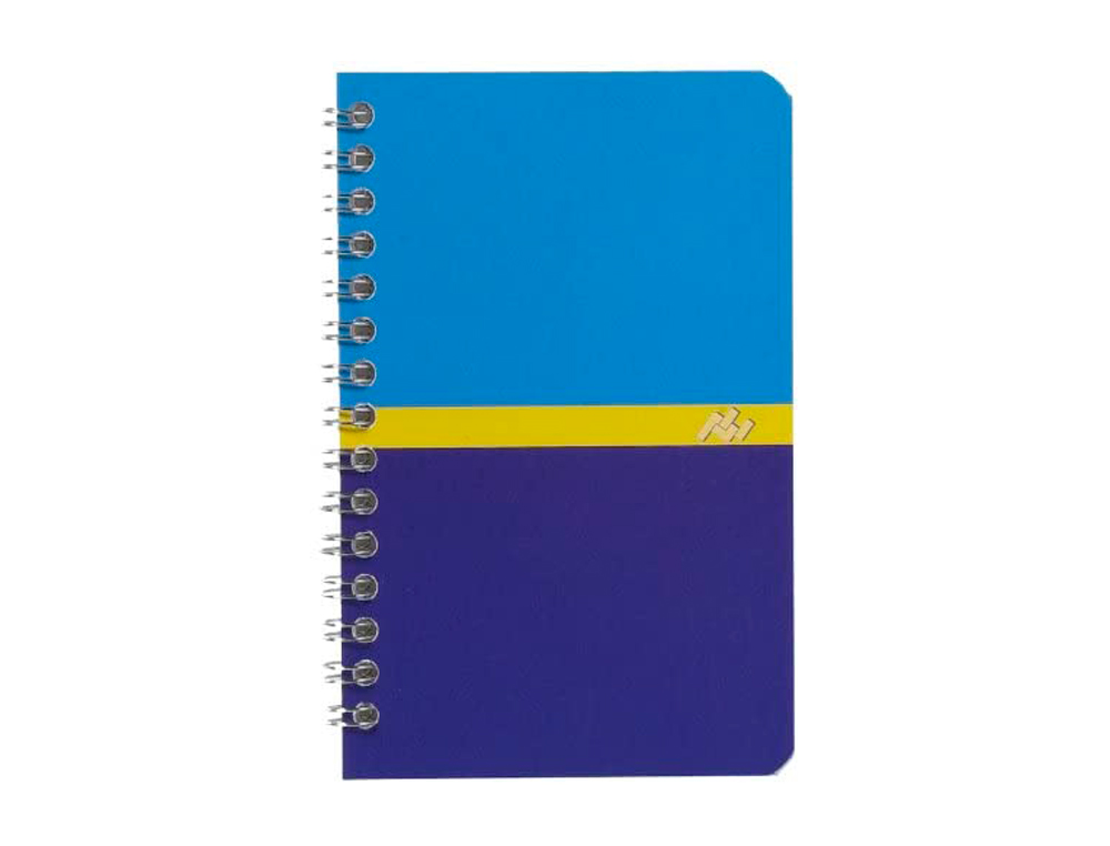CARNET CONQURANT SEPT RELIURE INTGRALE PAPIER SURFIN 70G COUVERTURE CARTE COUCHE VERNIE 250G 9X14CM 100 PAGES 5X5MM