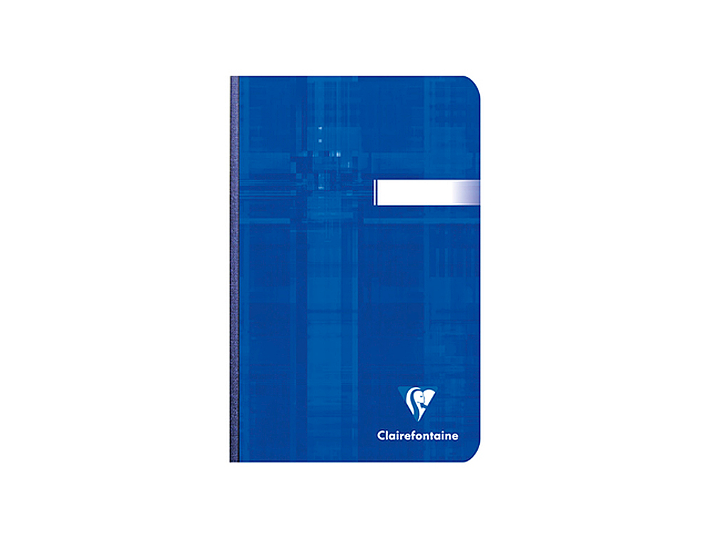CARNET BROCHÉ CLAIREFONTAINE PAPIER VÉLIN VELOUTÉ COUVERTURE PELLICULÉE LAVABLE SOUPLE 11X17CM 192 PAGES 90G 5X5MM