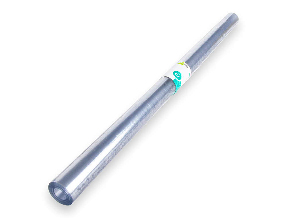 COUVRE-LIVRES LIDERPAPEL PLASTIQUE TRANSPARENT RSISTANT 7/100E ROULEAU 0.45X5M
