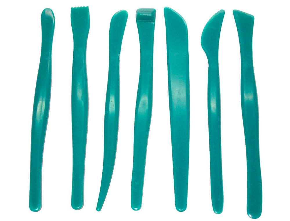 ÉBAUCHOIR OZ INTERNATIONAL PLASTIQUE 15CM SACHET 7 PIÈCES