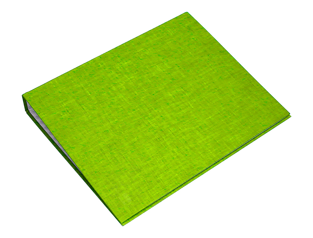 CLASSEUR LIDERPAPEL 4 ANNEAUX RONDS 25MM A4+ CARTON REMBORDÉ PAPER COAT COLORIS VERT CLAIR