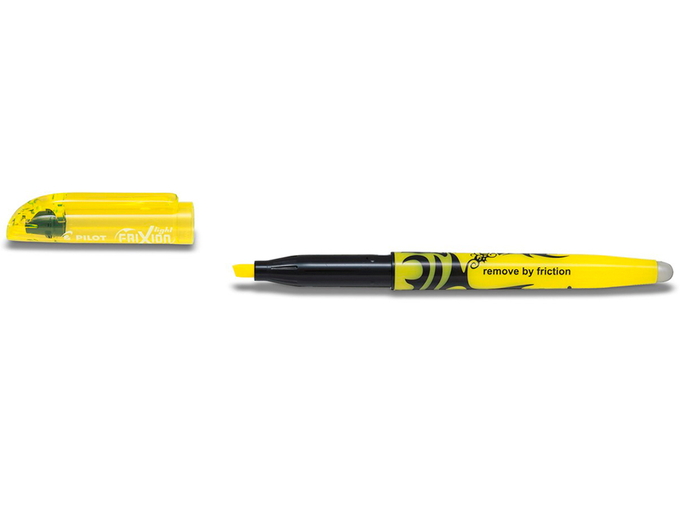 SURLIGNEUR PILOT FRIXION LIGHT CRITURE 1/3.3MM ENCRE THERMOSENSIBLE EFFAAGE PAR FROTTEMENT COLORIS JAUNE