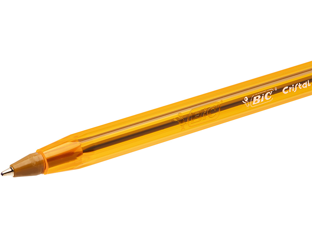 STYLO-BILLE BIC CRISTAL CRITURE FINE 0.4MM ENCRE CLASSIQUE BILLE INDFORMABLE CAPUCHON COULEUR ENCRE NOIR