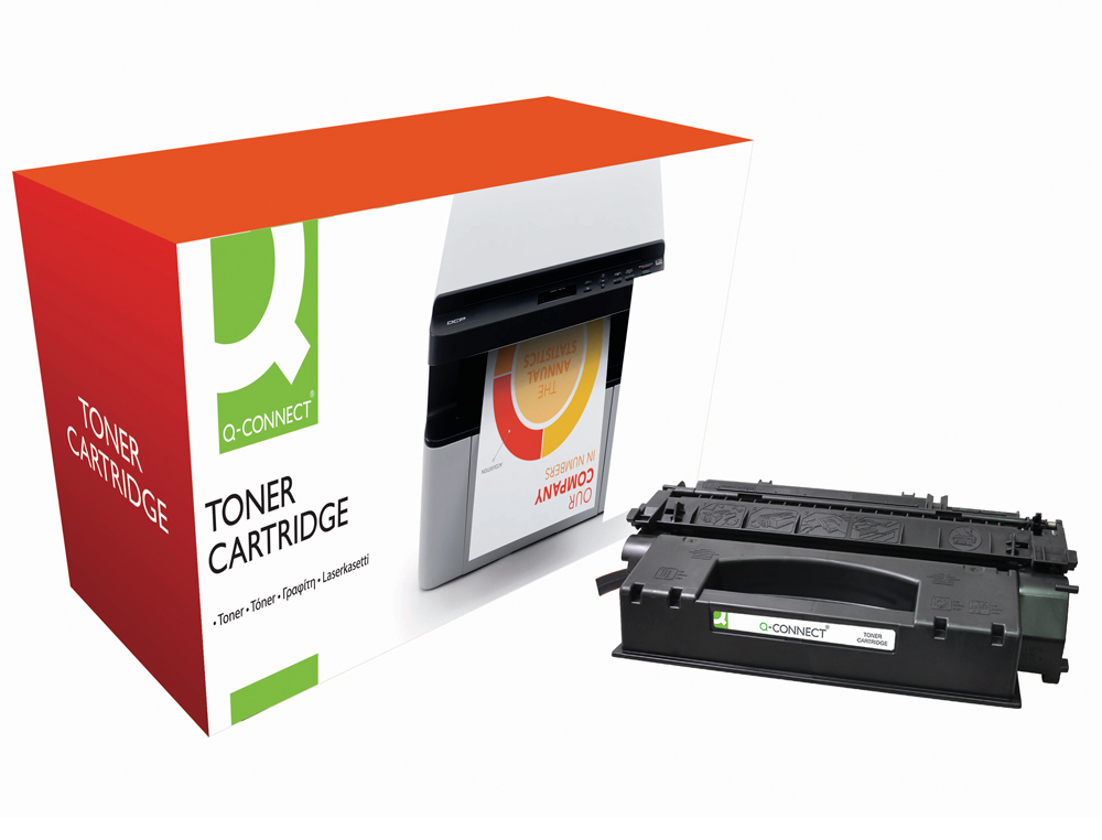 TONER LASER Q-CONNECT COMPATIBLE IMPRIMANTES HP Q5949X COULEUR NOIR HAUTE CAPACITÉ 6000P