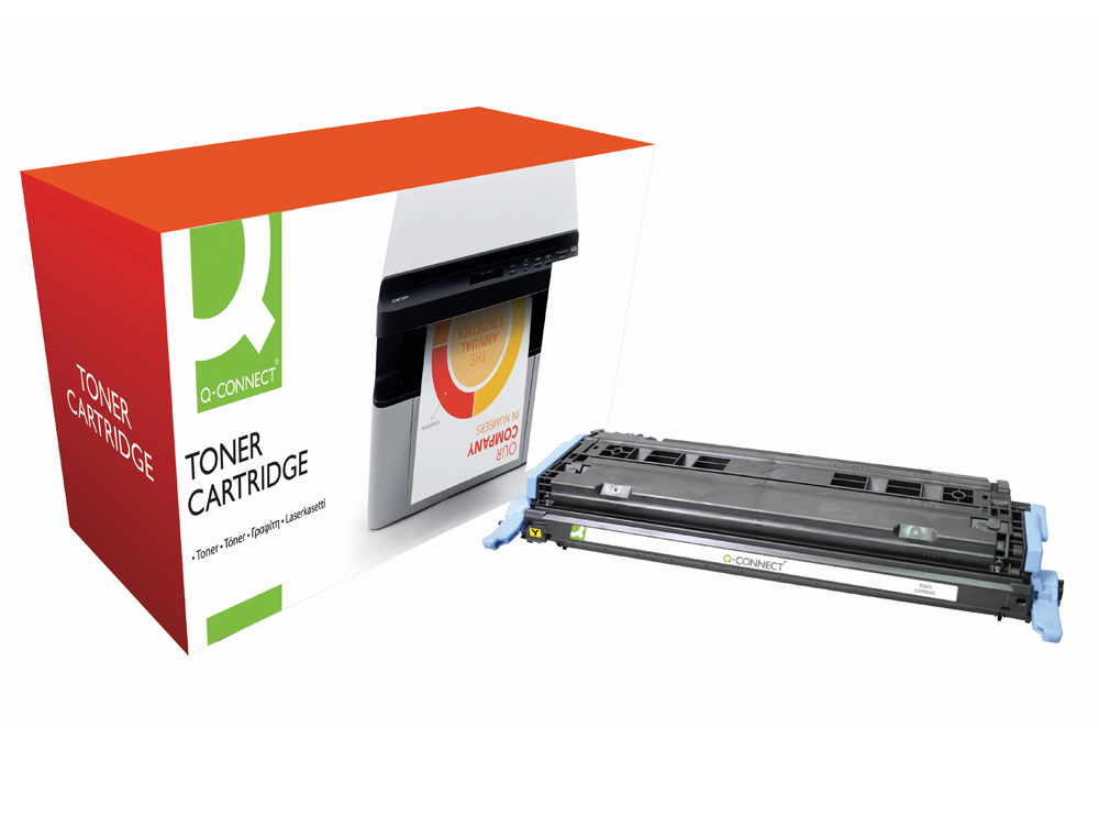 TONER LASER Q-CONNECT COMPATIBLE IMPRIMANTES HP Q6002A COULEUR JAUNE 2000P