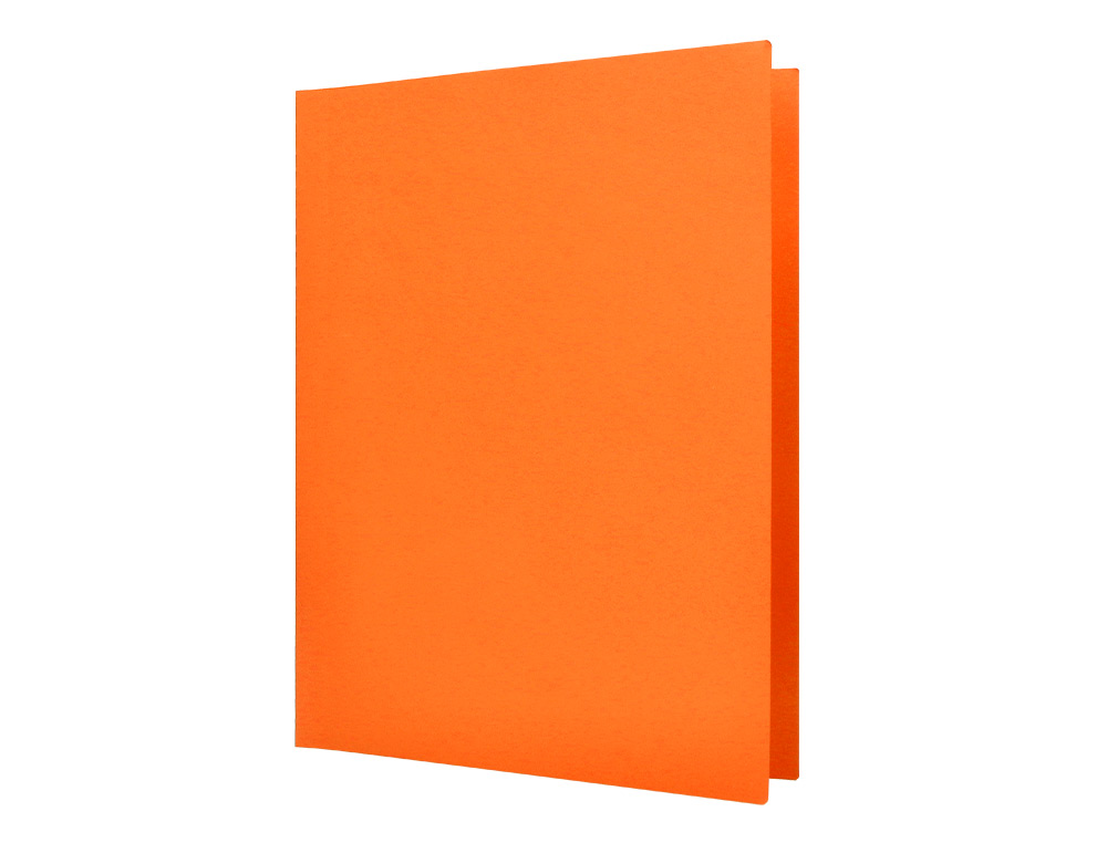 SOUS-CHEMISE LIDERPAPEL PAPIER CARTONN 180G 310X230MM DOCUMENT A4 210X297MM COLORIS      ORANGE INTENSE