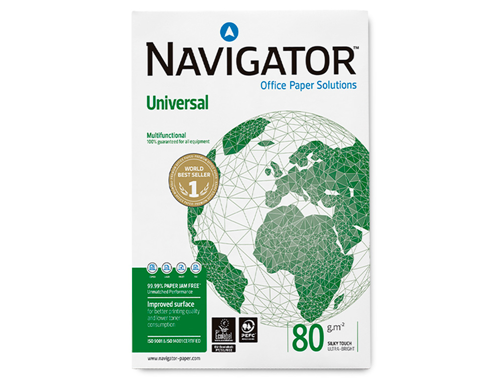 PAPIER NAVIGATOR MULTIFONCTION UNIVERSAL A3 80G BLANCHEUR 169 OPACIT 95 RIGIDIT 120 QUALIT SUPRIEURE 500 FEUILLES