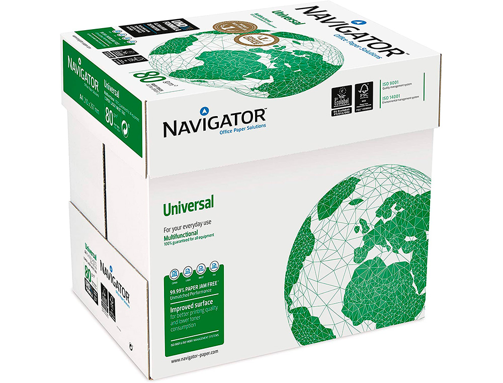 PAPIER NAVIGATOR MULTIFONCTION UNIVERSAL A3 80G BLANCHEUR 169 OPACIT 95 RIGIDIT 120 QUALIT SUPRIEURE 500 FEUILLES