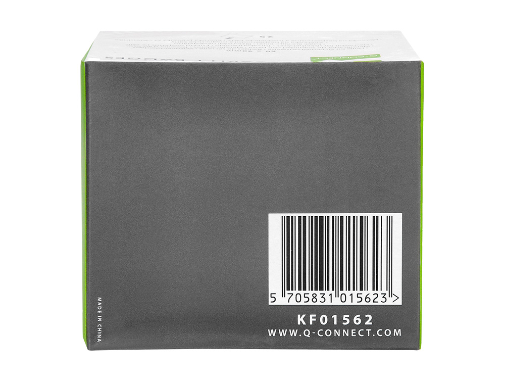 BADGE Q-CONNECT PVC CLIP BRISTOL BLANC IDAL CONFRENCES RUNIONS RCEPTIONS 90X60MM