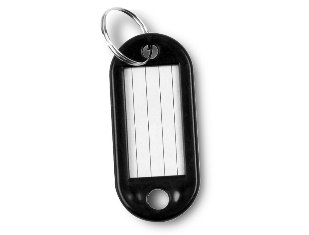 PORTE-CLS Q-CONNECT PORTE-TIQUETTE PLASTIQUE 50X22MM 5 COLORIS ASSORTIS PRSENTOIR 100 UNITS