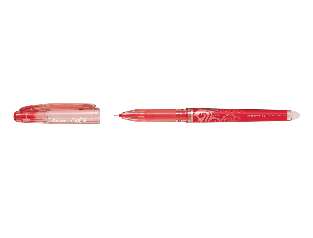 ROLLER PILOT FRIXION POINT POINTE AIGUILLE 0.3MM ENCRE EFFAÇABLE GRIP PRÉHENSION RECHARGEABLE GOMME SERTIE ROUGE
