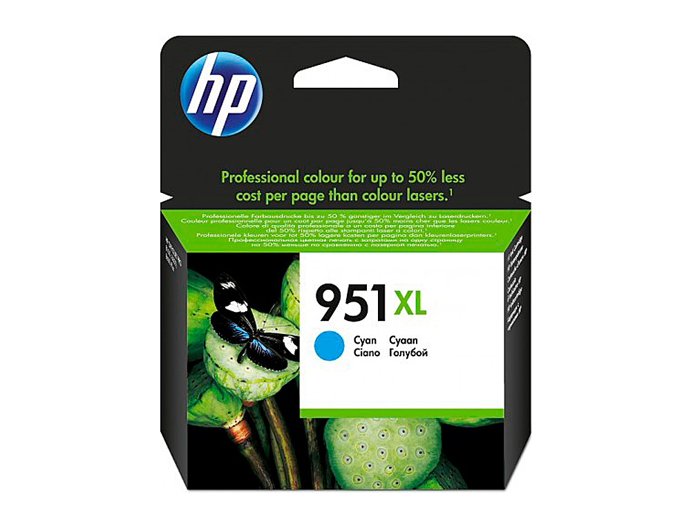 CARTOUCHE HP 951XL JET D'ENCRE CN046AE COULEUR CYAN HAUTE CAPACITÉ 1500P