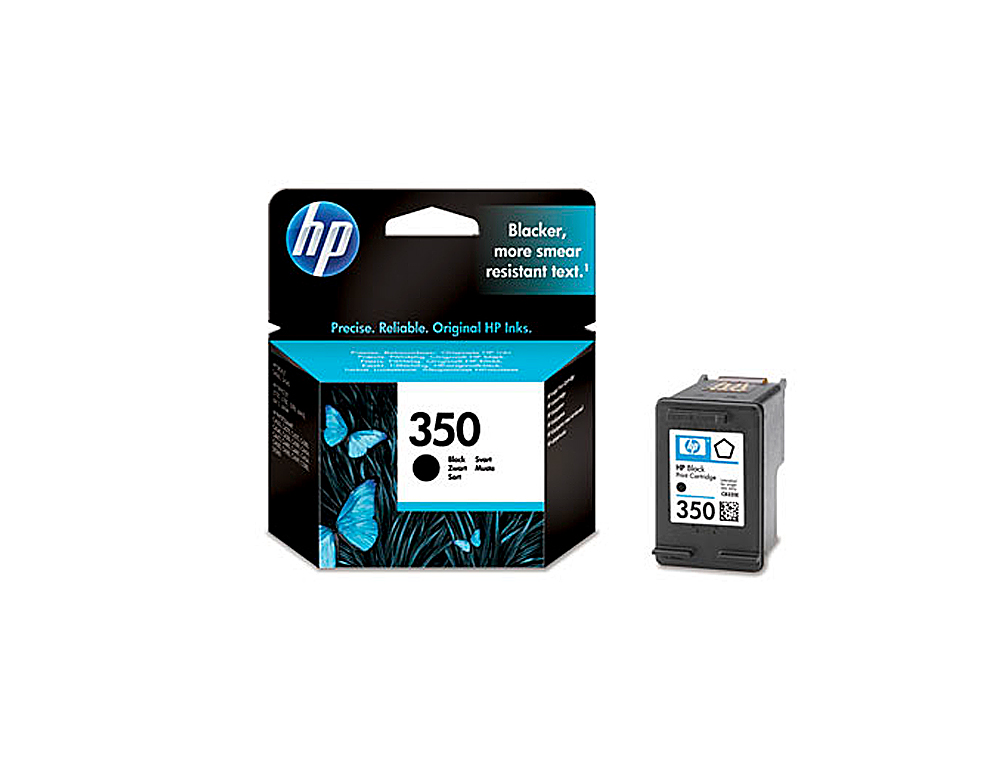 CARTOUCHE HP 350 JET D'ENCRE CB335EE COULEUR NOIR 200P
