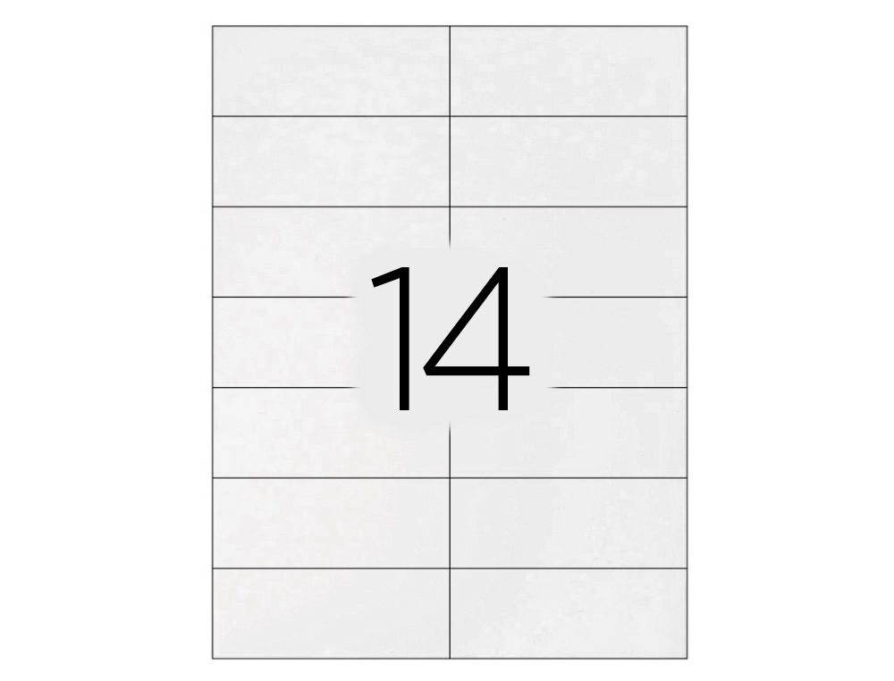 TIQUETTE ADHSIVE Q-CONNECT 105X42MM COINS DROITS IMPRIMANTE JET D'ENCRE LASER COPIEUR BOTE 100 FEUILLES 1400 UNITS