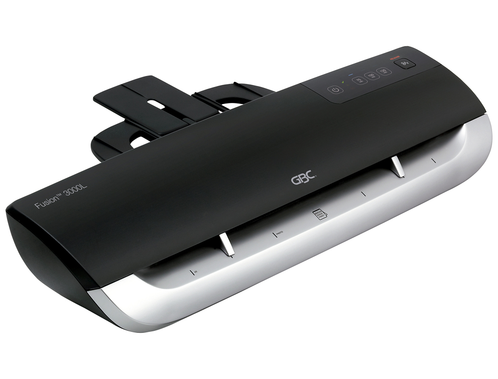 PLASTIFIEUSE GBC FUSION 3000L  CHAUD A3 75/125MC BUTE RGLABLE PLATEAU SORTIE ALERTE SONORE COMPACT USAGE FRQUENT