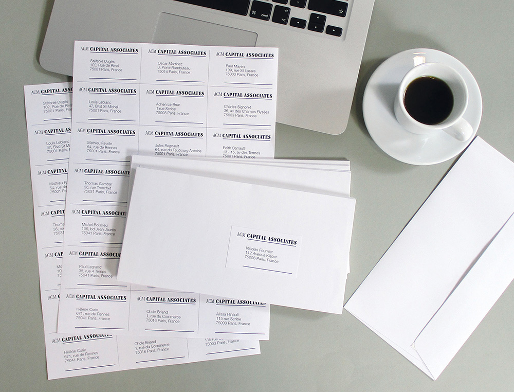 TIQUETTE ADHSIVE Q-CONNECT 70X42MM COINS DROITS IMPRIMANTE JET D'ENCRE LASER COPIEUR BOTE 100 FEUILLES 2100 UNITS