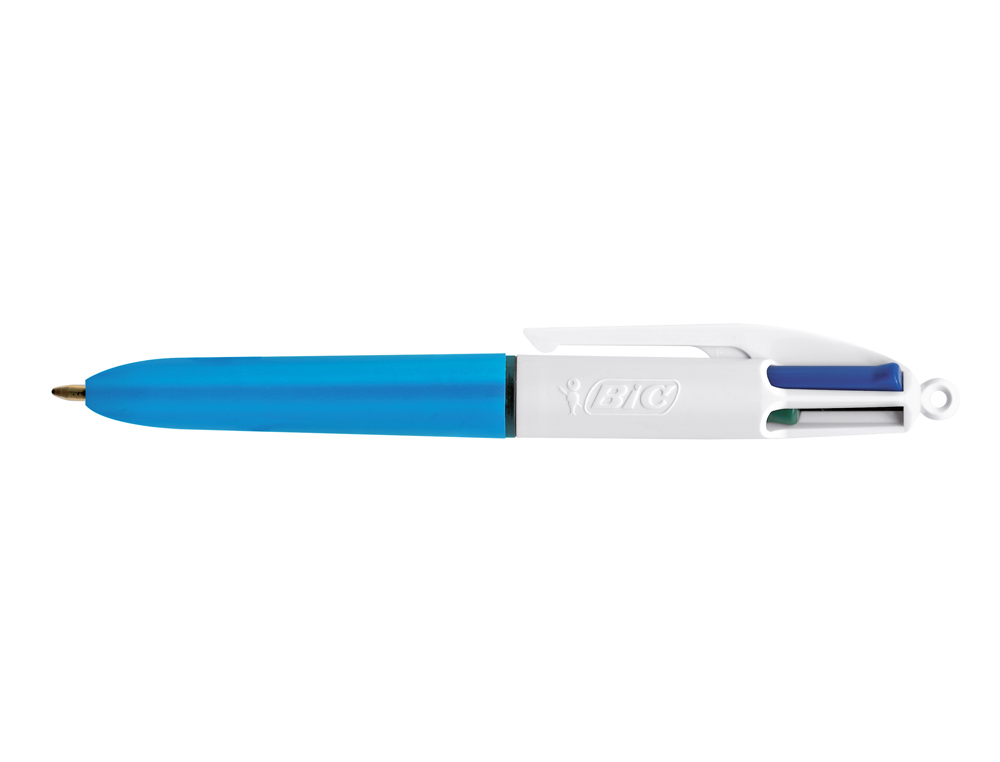 STYLO-BILLE BIC 4 COULEURS GRIP PRO MINI POINTE MOYENNE ENCRE CLASSIQUE RÉTRACTABLE RECHARGEABLE 4 COULEURS STANDARD