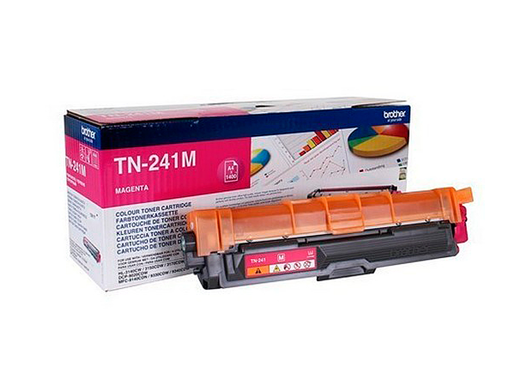 TONER LASER BROTHER TN241M COULEUR MAGENTA 1400P