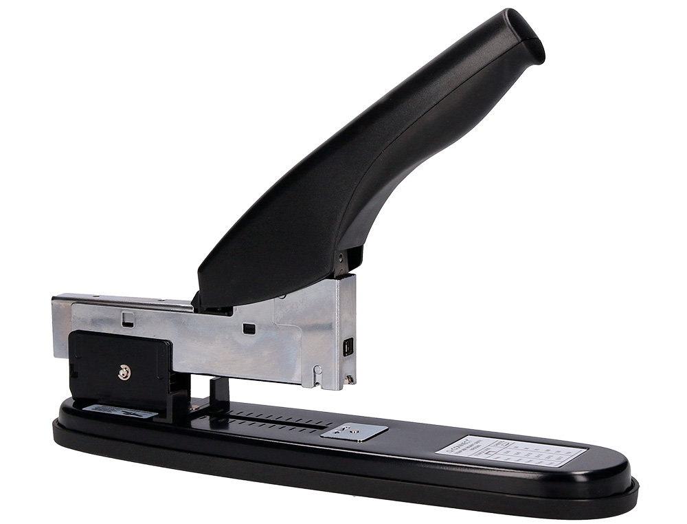 AGRAFEUSE Q-CONNECT GRANDE CAP ACIT CONOMIQUE CAPACIT 150F COLORIS NOIR MTAL