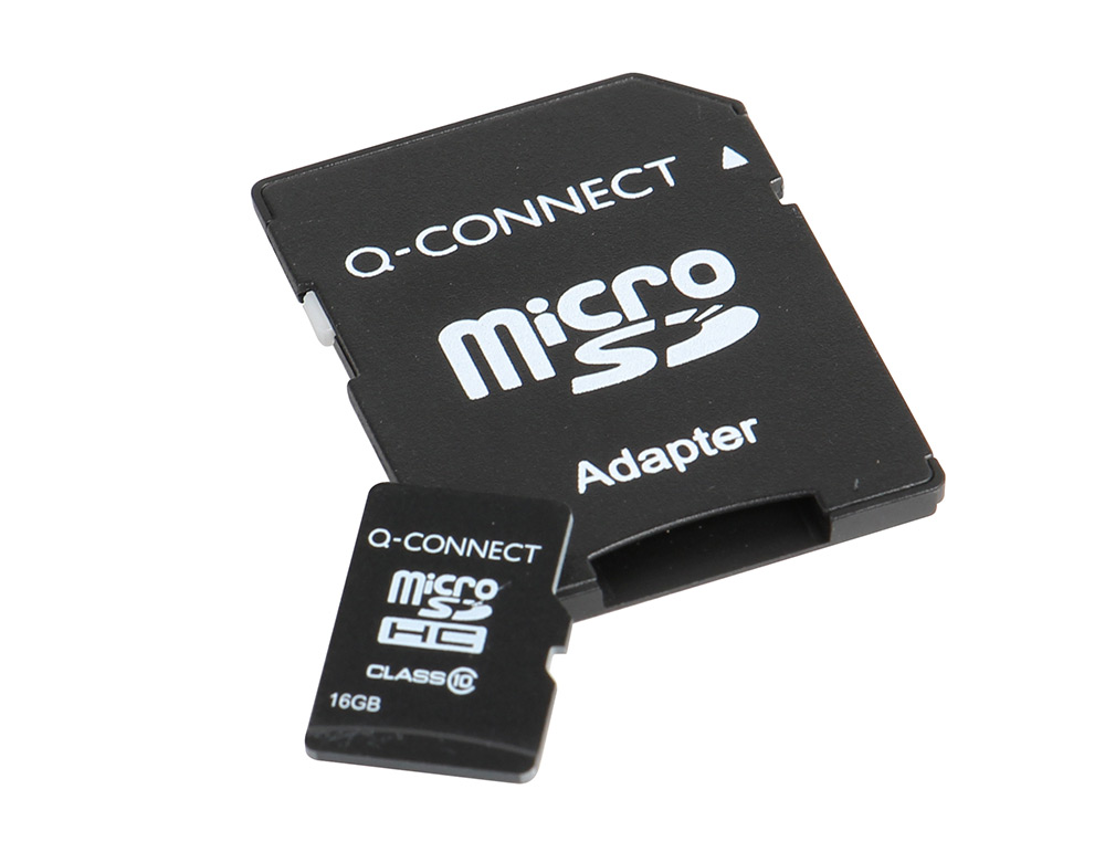 CARTE MICRO Q-CONNECT SDHC ADAPTATEUR SD CAPACIT 16GB CLASSE 4 TLPHONES PORTABLES TABLETTES