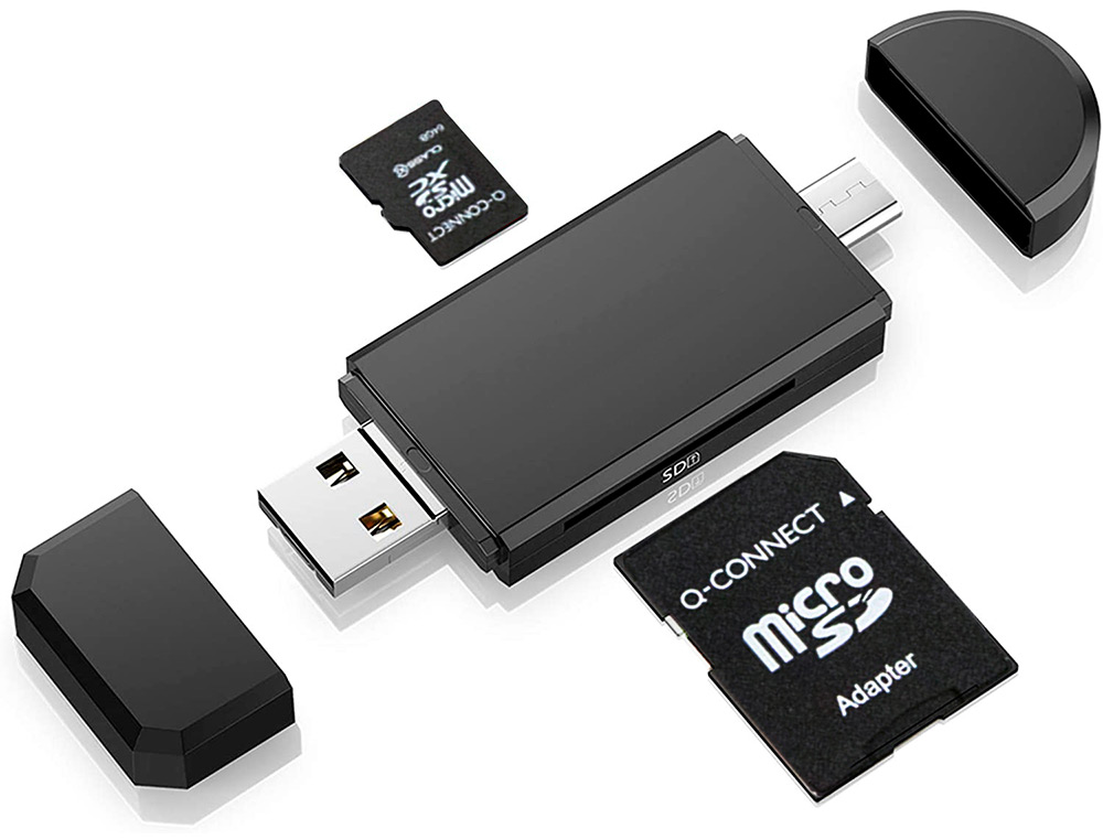 CARTE MICRO Q-CONNECT SDHC ADAPTATEUR SD CAPACIT 16GB CLASSE 4 TLPHONES PORTABLES TABLETTES