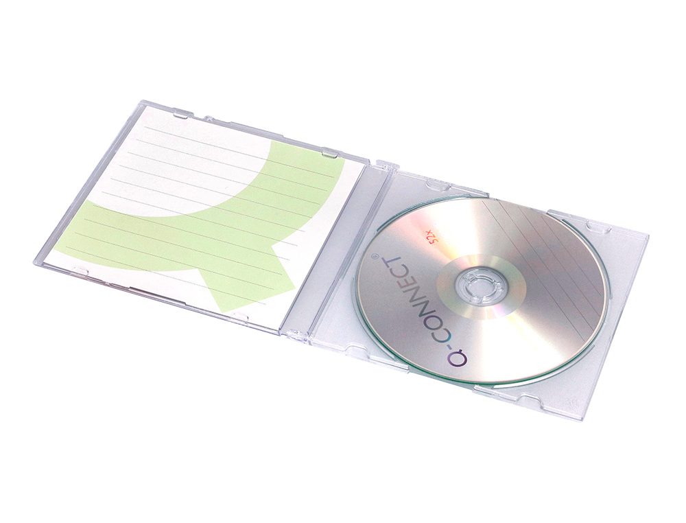 CD-R Q-CONNECT 700MB 80MIN BOTIER SLIM 10 UN