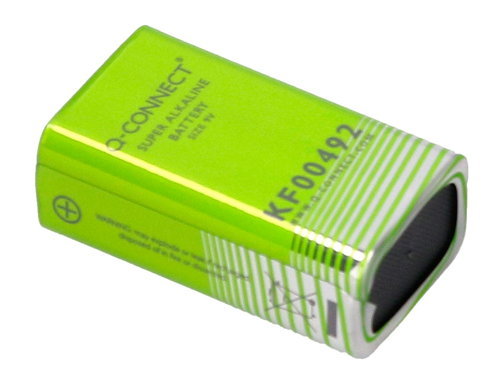 PILE Q-CONNECT CONOMIQUE CAPACIT 9V I.C.E. 6LR61 TAILLE 9 V BLISTER 1 UNIT