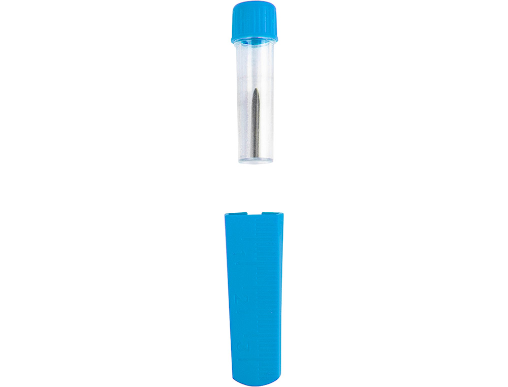 COMPAS LIDERPAPEL SCOLAIRE CIRCONFÉRENCE 36CM LONGUEUR 12CM PROTECTEUR POINTE MINE 2MM COLORIS ASSORTIS ÉTUI PLASTIQUE