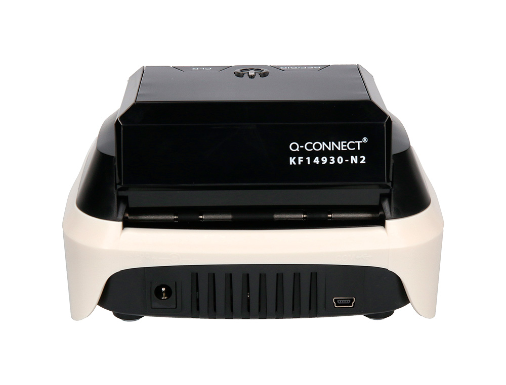 DÉTECTEUR Q-CONNECT FAUX BILLETS PORT USB ADAPTATEUR COURANT EUROPE UK CERTIFICAT CE 155X137X82MM 700G