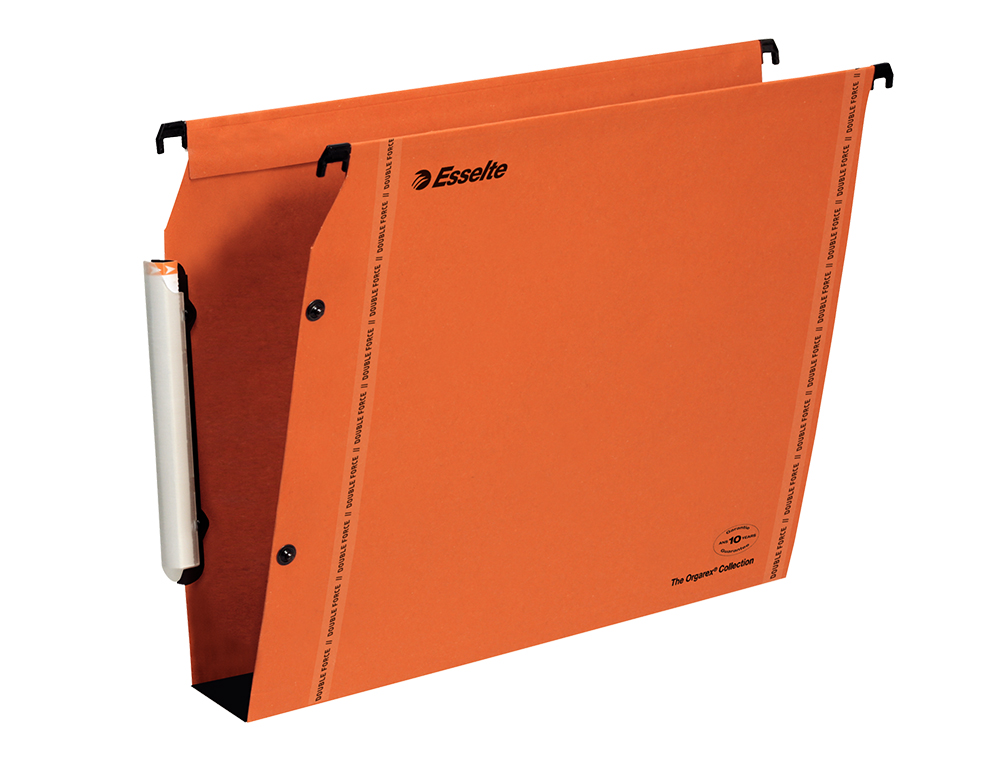 DOSSIER SUSPENDU ESSELTE DUAL KRAFT LMG 240G ARMOIRE ENTRAXE 330MM H275MM FOND 50 COLORIS ORANGE BOTE 25 UNITS