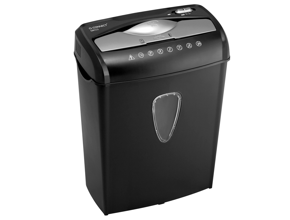 DESTRUCTEUR Q-CONNECT Q8CCC AUTOMATIQUE COUPE CROISE 5.6X47MM A4 DTRUIT AGRAFES TROMBONES CB 13L 306X171X425MM 4.17KG