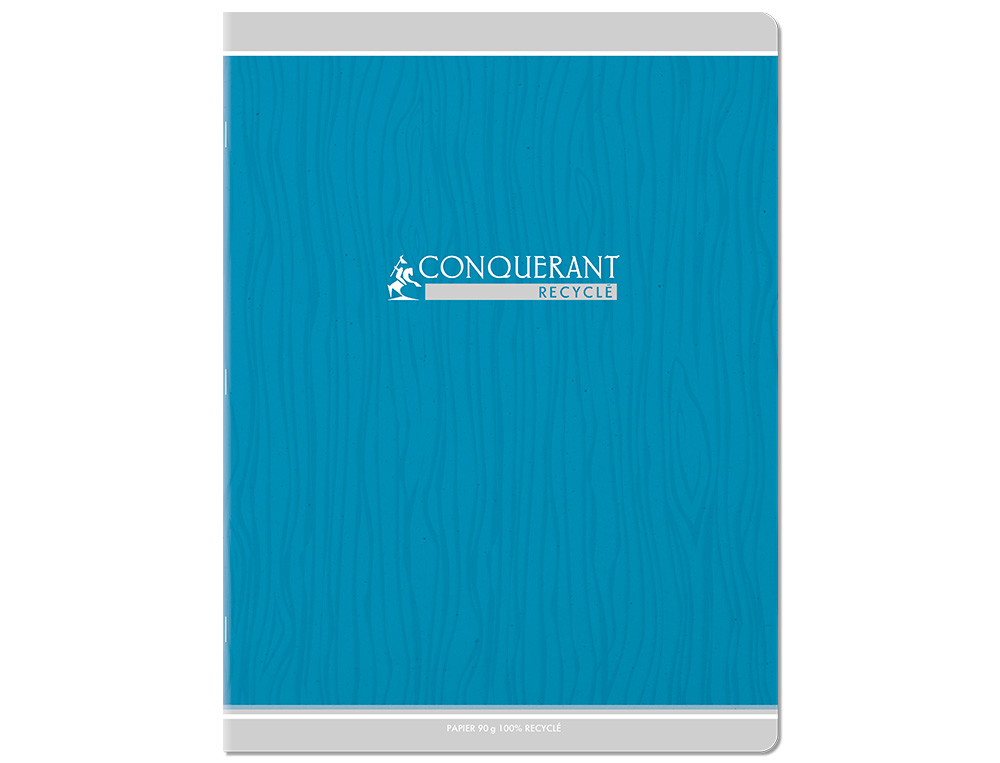CAHIER CONQUERANT CLASSIQUE AGRAFE 240X320 48 PAGES 90G   SEYES RECYCLE