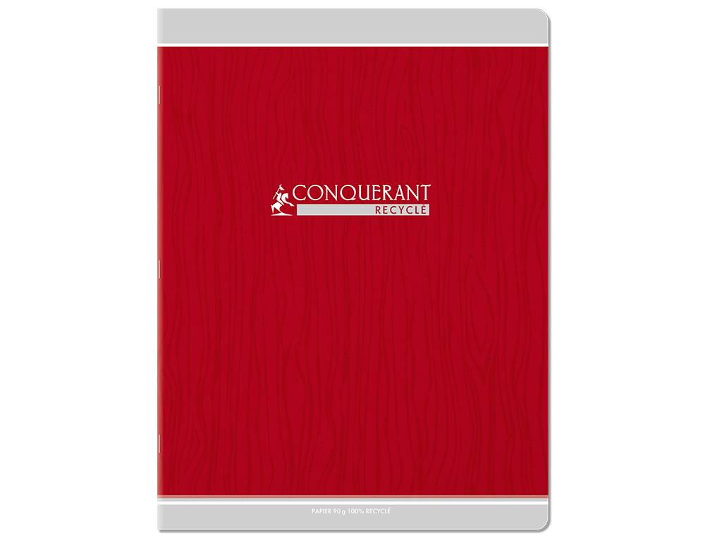 CAHIER CONQUERANT CLASSIQUE AGRAFE 240X320 48 PAGES 90G   SEYES RECYCLE