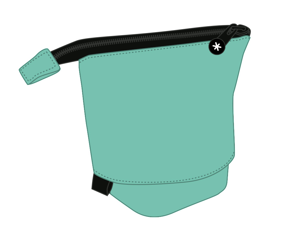 TROUSSE POP-UP ANTARTIK VERTICALE 190X60X80 MM MENTHE