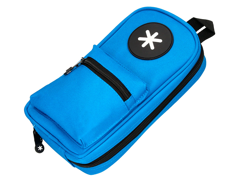 TROUSSE OVALE ANTARTIK AVEC 4 COMPARTIMENTS 230 X 50 X 120 MM BLEU