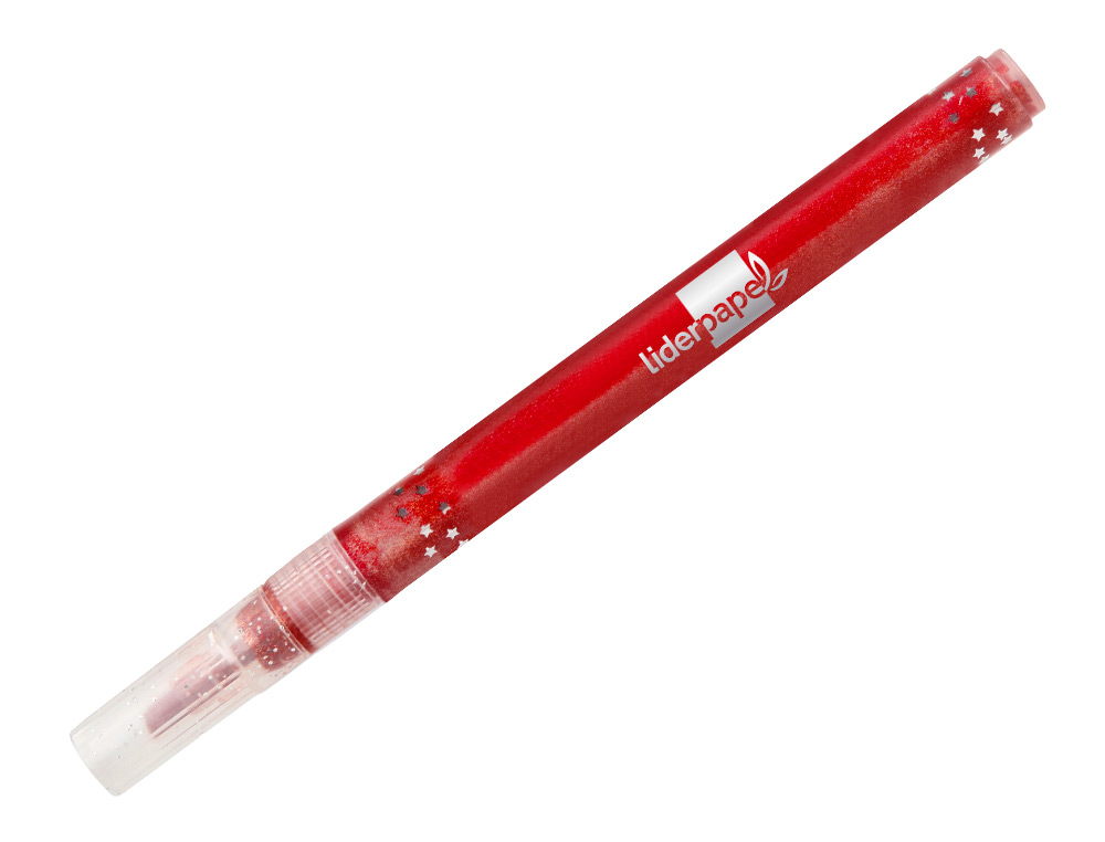 FEUTRE LIDERPAPEL ENCRE METALLISEE PAILLETEE DOUBLE POINTE ETUI DE 6U ASSORTIES