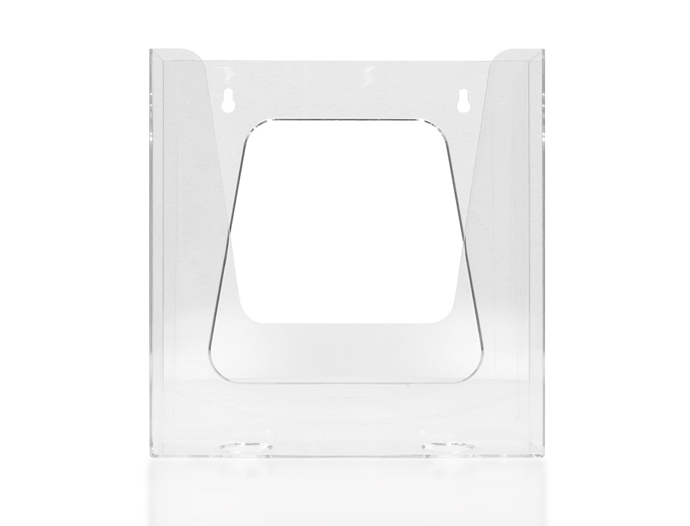 PORTE-VISUELS Q-CONNECT MURAL PLEXIGLAS TRANSPARENT FORMAT  A4 225X50X244 MM