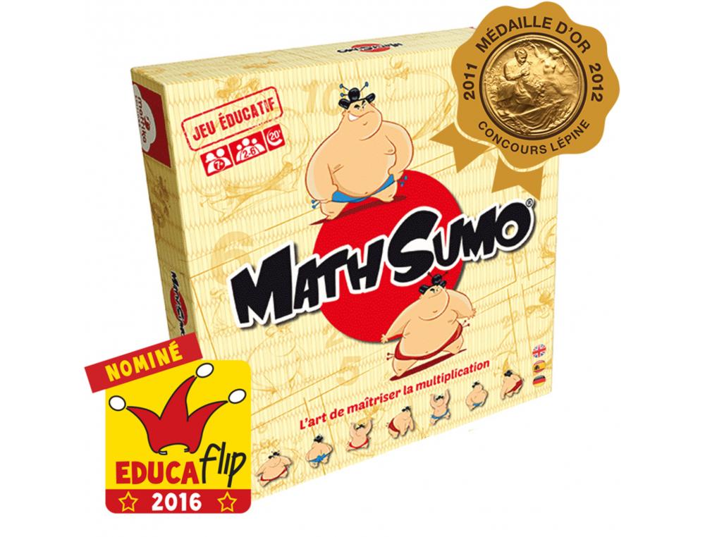 JEU INTERDACTA MATHSUMO 1 PLATEAU + 2 PIONS-SUMO + 61   CARTES + 1 REGLE DU JEU