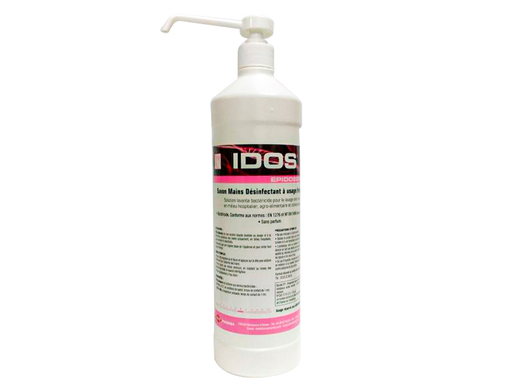 SAVON MAINS COLDIS IDOS EPIDOSERM BACTRICIDE LAVE DSINFECTE PH NEUTRE FLACON POMPE 500ML