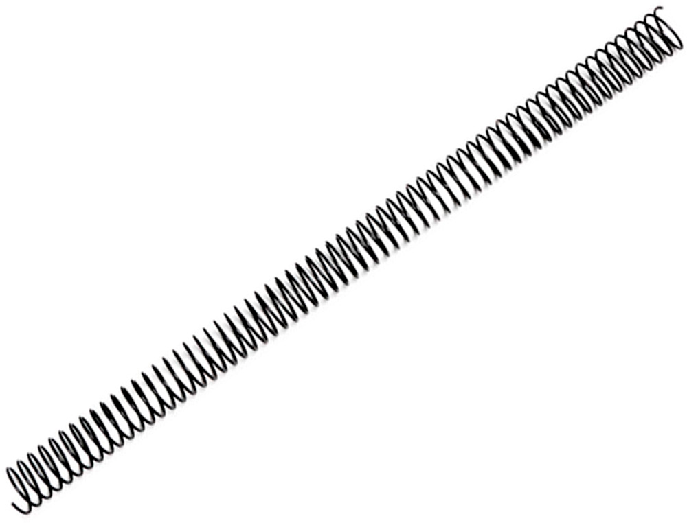 SPIRALE Q-CONNECT MTALLIQUE RELIEUR PAS 4:1 160F CALIBRE 1.2MM DIAMTRE 20MM COLORIS NOIR BOTE 100 UNITS