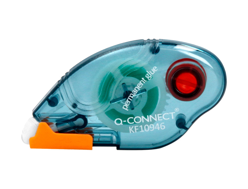 COLLE Q-CONNECT ROLLER CO PERMANENT COLORIS BLEU TRANSPARENT 6.5MMX8.5M